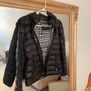 Michael Kors plush rain jacket